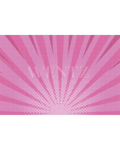 Photography Background in Fabric Pink Kids Comic / Backdrop 2514