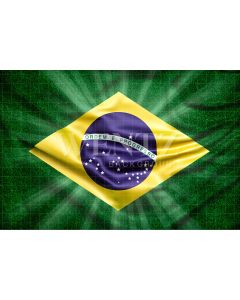 Photography Background in Fabric Soccer World Cup Brazil Flag / Backdrop 2543