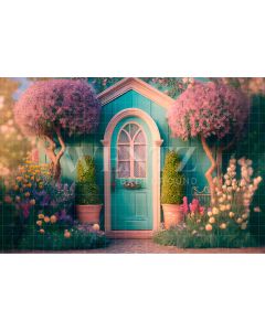 Photography Background in Fabric Charming Cabin / Backdrop 2592