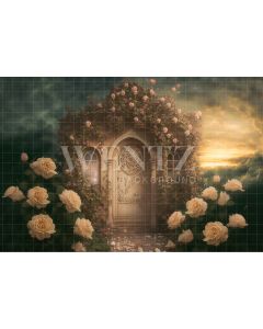 Photography Background in Fabric Enchanted Garden / Backdrop 2709
