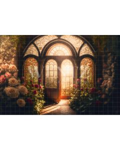 Photography Background in Fabric Mother's Day Secret Garden / Backdrop 2713