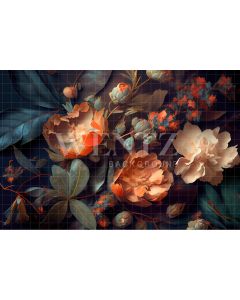 Photography Background in Fabric Floral Fine Art / Backdrop 2739