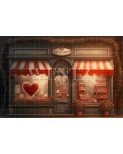Photography Background in Fabric Sweet Shop / Backdrop 2844