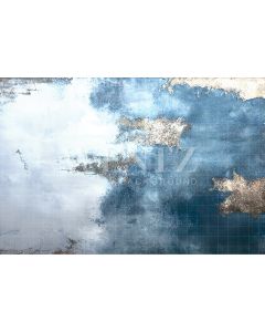 Photography Background in Fabric Blue Tones Texture / Backdrop 2888