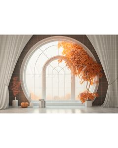 Photography Background in Fabric Fall Room / Backdrop 2936