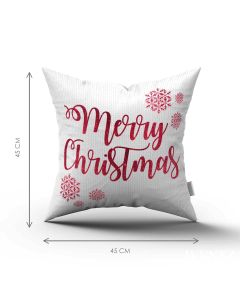 Pillow Case Red Merry Christmas - 45 x 45 / WA15