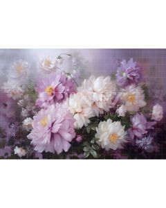 Photography Background in Fabric Floral Fine Art / Backdrop 3007