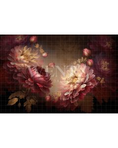 Photography Background in Fabric Floral Fine Art / Backdrop 3010