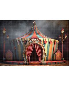 Photography Background in Fabric Circus Tent / Backdrop 3051