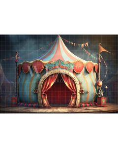 Photography Background in Fabric Circus Tent / Backdrop 3053