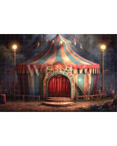 Photography Background in Fabric Circus Tent / Backdrop 3054