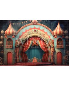 Photography Background in Fabric Circus Tent / Backdrop 3056