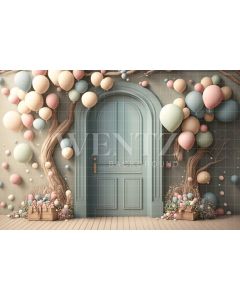 Photography Background in Fabric Cake Smash Candy Color Door / Backdrop 3112