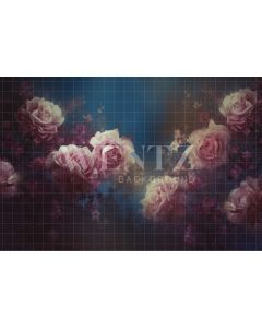 Photography Background in Fabric Floral Fine Art / Backdrop 3128