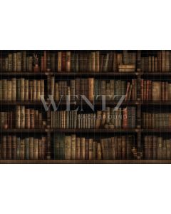 Photography Background in Fabric Set with Books / Backdrop 3216