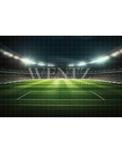 Photography Background in Fabric Soccer Stadium / Backdrop 3256