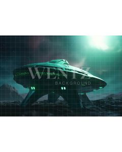 Photography Background in Fabric Spaceship / Backdrop 3269