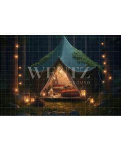 Photography Background in Fabric Camping / Backdrop 3273