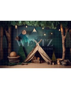Photography Background in Fabric Camping / Backdrop 3275