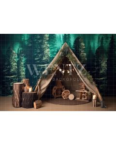 Photography Background in Fabric Camping / Backdrop 3277