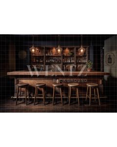 Photography Background in Fabric Vintage Bar / Backdrop 3332
