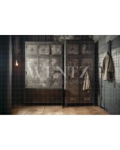 Photography Background in Fabric Set with Lockers / Backdrop 3366