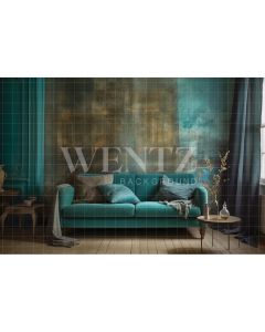 Photography Background in Fabric Room with Couch / Backdrop 3370