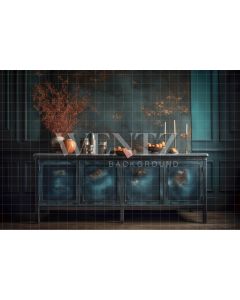 Photography Background in Fabric Cabinet and Vases / Backdrop 3406