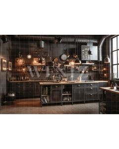 Photography Background in Fabric Kitchen / Backdrop 3408