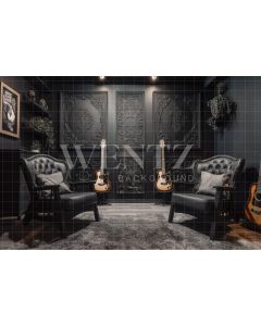 Photography Background in Fabric Rock 'n Roll Room / Backdrop 3443