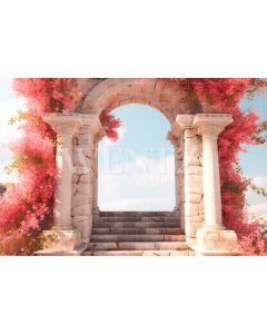 Photography Background in Fabric Vertical Flower Arch / Backdrop 3625