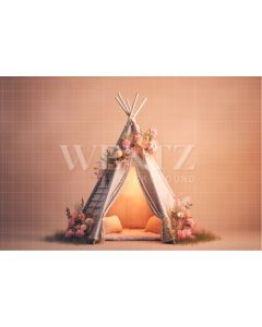 Photography Background in Fabric Floral Tent / Backdrop 3667