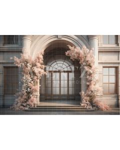 Photography Background in Fabric Floral Facade / Backdrop 3672