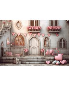 Photography Background in Fabric City of Love / Backdrop 3735
