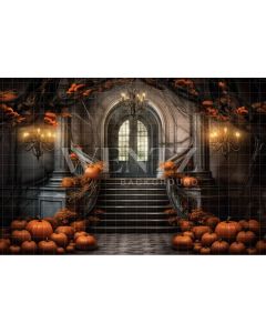 Photography Background in Fabric Halloween Set / Backdrop 3740
