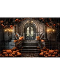 Photography Background in Fabric Halloween Set / Backdrop 3740