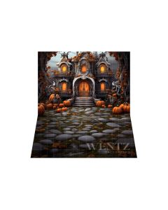 Photography Background in Fabric Mysterious Cottage / Backdrop 3762