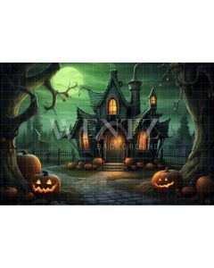 Photography Background in Fabric Ghosts Cottage / Backdrop 3764