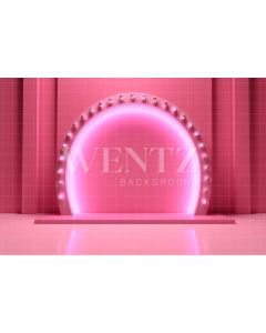 Photography Background in Fabric Pink Stage / Backdrop 3782