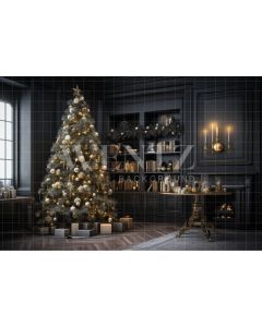 Photography Background in Fabric Christmas Room / Backdrop 3806