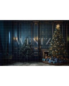 Photography Background in Fabric Christmas Room Luxury / Backdrop 3808