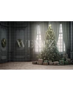 Photography Background in Fabric Christmas Room / Backdrop 3824
