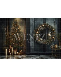 Photography Background in Fabric Luxury Christmas / Backdrop 3841