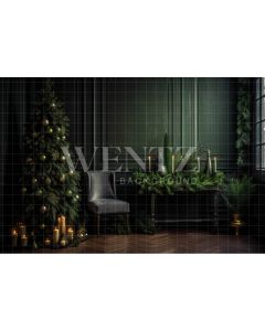Photography Background in Fabric Classic Christmas Set / Backdrop 3992