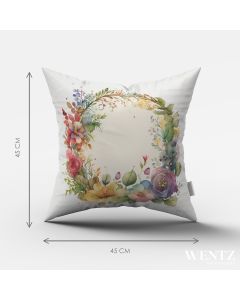 Pillow Case Easter with Rabbit - 45 x 45 / WA46