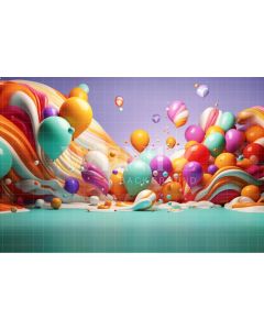 Photography Background in Fabric Colorful Set / Backdrop 4096