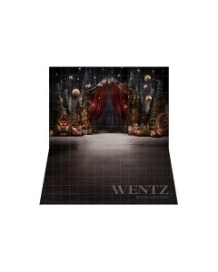 Photography Background in Fabric Christmas Set / Backdrop 4137