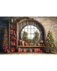 Photography Background in Fabric Christmas Set / Backdrop 4233