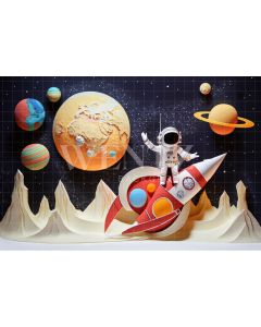 Photography Background in Fabric Astronaut / Backdrop 4253