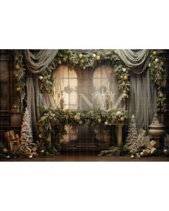 Photography Background in Fabric Christmas Set / Backdrop 4270